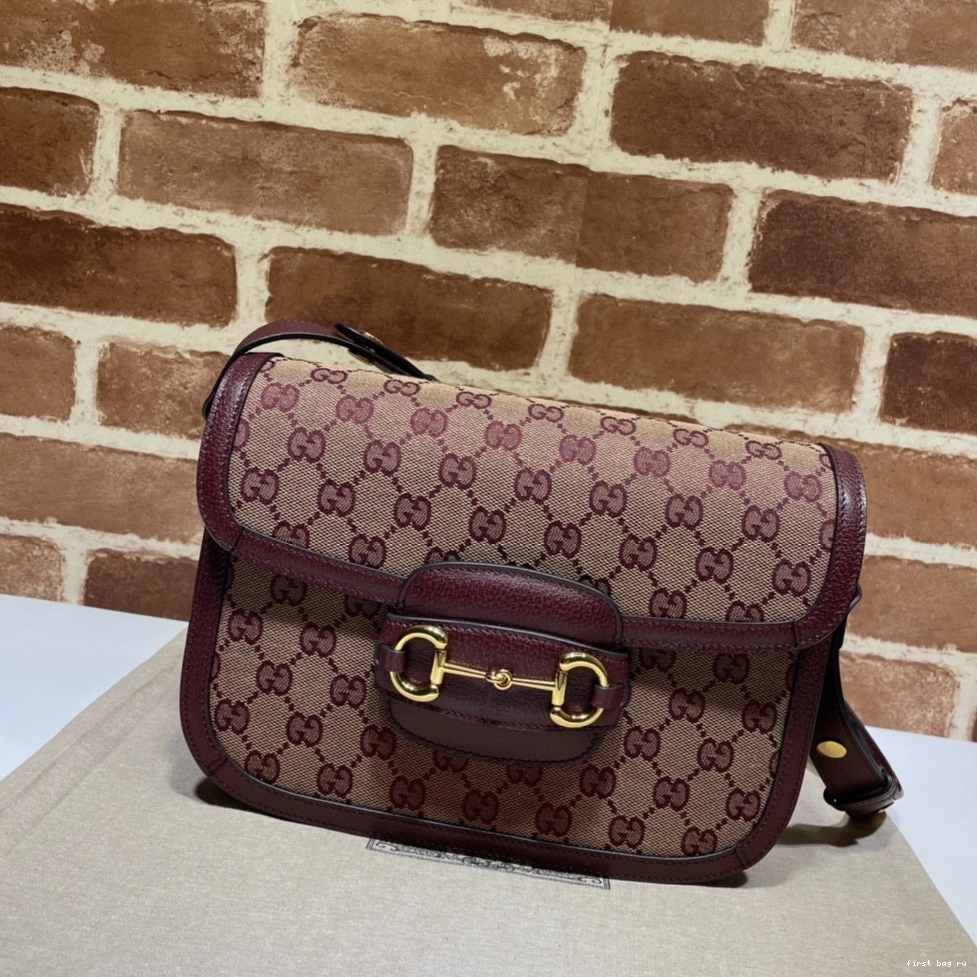 First bag ru 1955 bag GUCCI shoulder Horsebit 0822